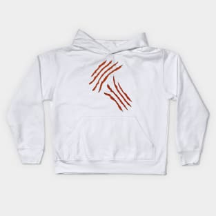 Claw marks. Kids Hoodie